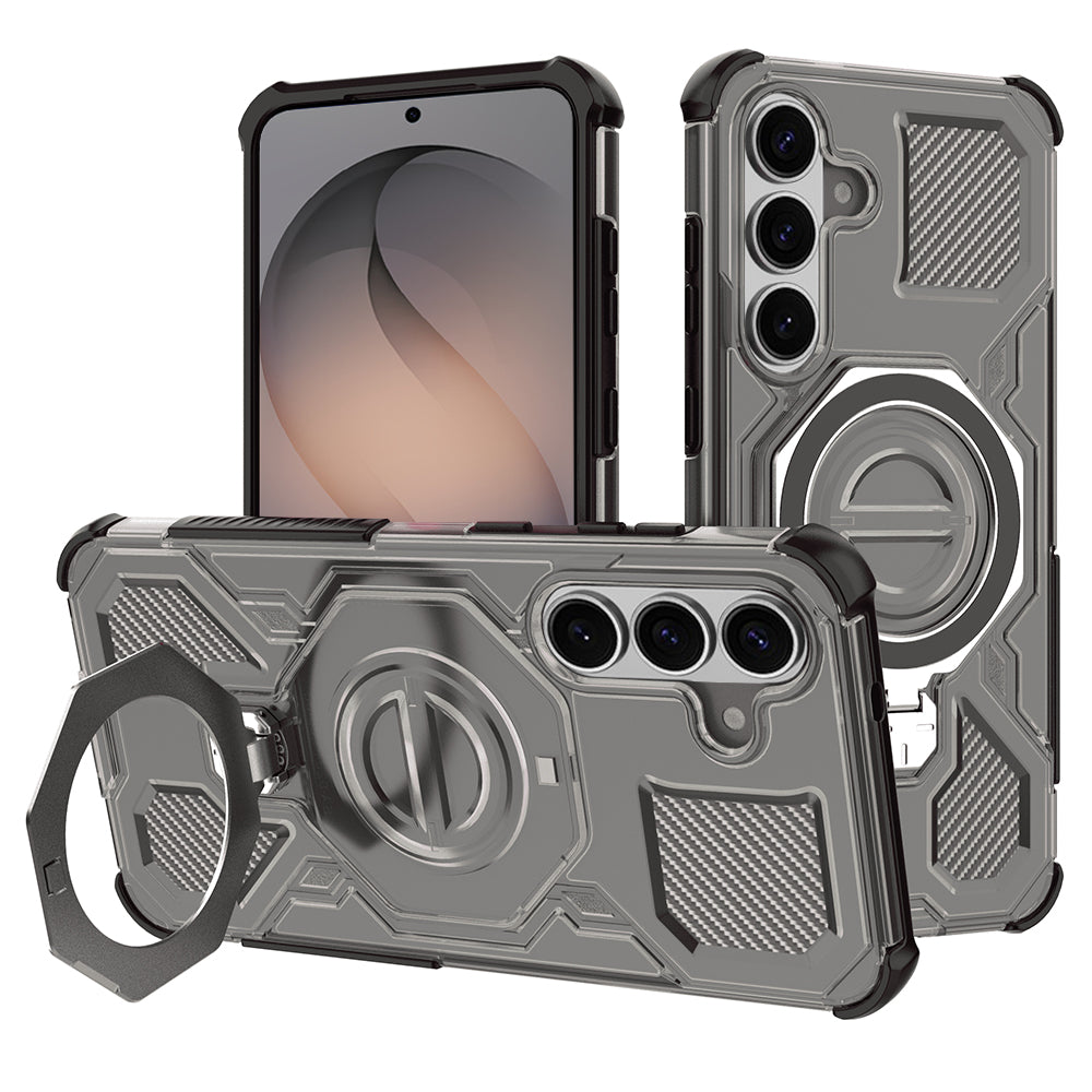 Case for Samsung Galaxy S26, Techsuit, Carbon Shield Pro, Smoky