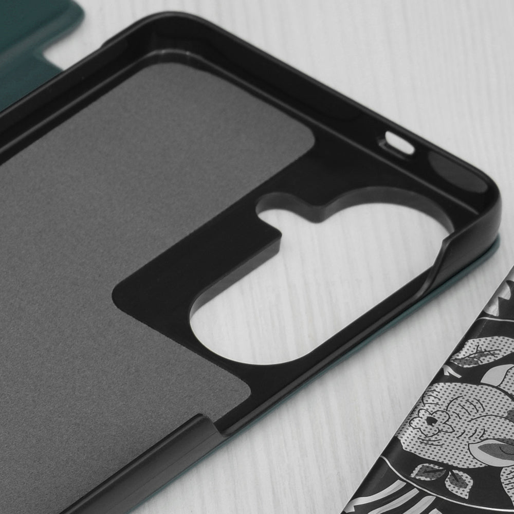 Puzdro pre Samsung Galaxy S26, Techsuit, eFold, Tmavozelená