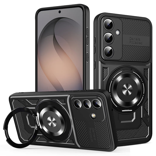 Puzdro pre Samsung Galaxy S26, Techsuit, RuggedCam, Čierne