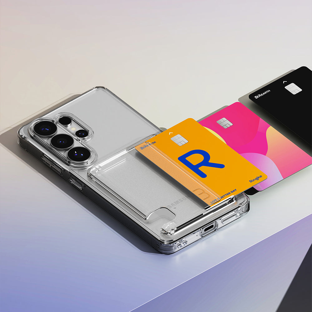 Puzdro pre Samsung Galaxy S26 Ultra, Ringke, Fusion Card, Priehľadné