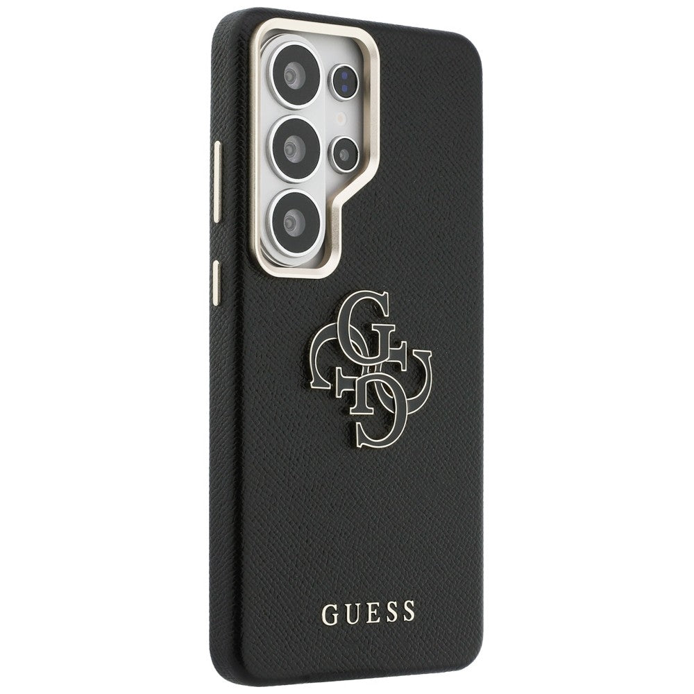 Puzdro pre Samsung Galaxy S26 Ultra S948, Guess, 4G Grained Big and Classic Logo, Čierne