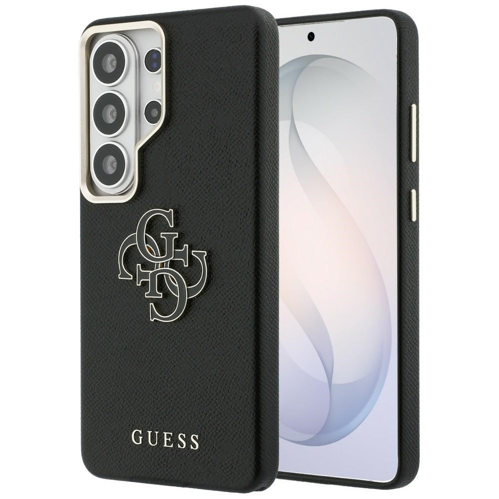 Puzdro pre Samsung Galaxy S26 Ultra S948, Guess, 4G Grained Big and Classic Logo, Čierne