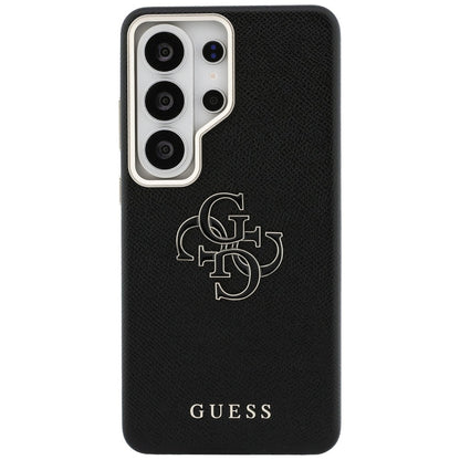 Puzdro pre Samsung Galaxy S26 Ultra S948, Guess, 4G Grained Big and Classic Logo, Čierne