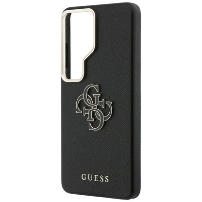 Puzdro pre Samsung Galaxy S26 Ultra S948, Guess, 4G Grained Big and Classic Logo, Čierne