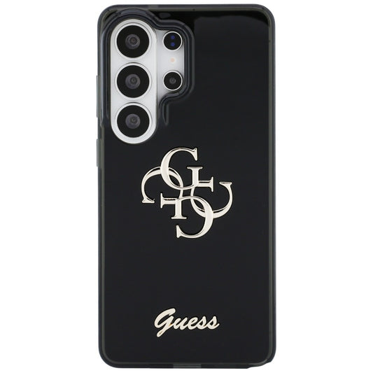 Puzdro pre Samsung Galaxy S26 Ultra S948, Guess, IML Big Metal 4G Script, Čierne