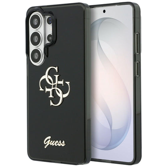 Puzdro pre Samsung Galaxy S26 Ultra S948, Guess, IML Big Metal 4G Script, Čierne