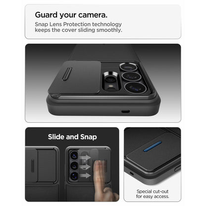 Case for Samsung Galaxy S26 Ultra S948, Spigen, Optik Armor, Black ACS10687