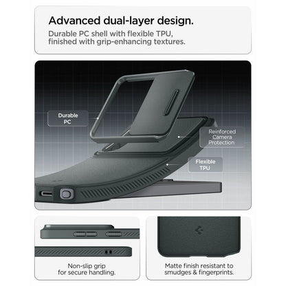 Puzdro pre Samsung Galaxy S26 Ultra S948, Spigen, Optik Armor, Zelená ACS10688