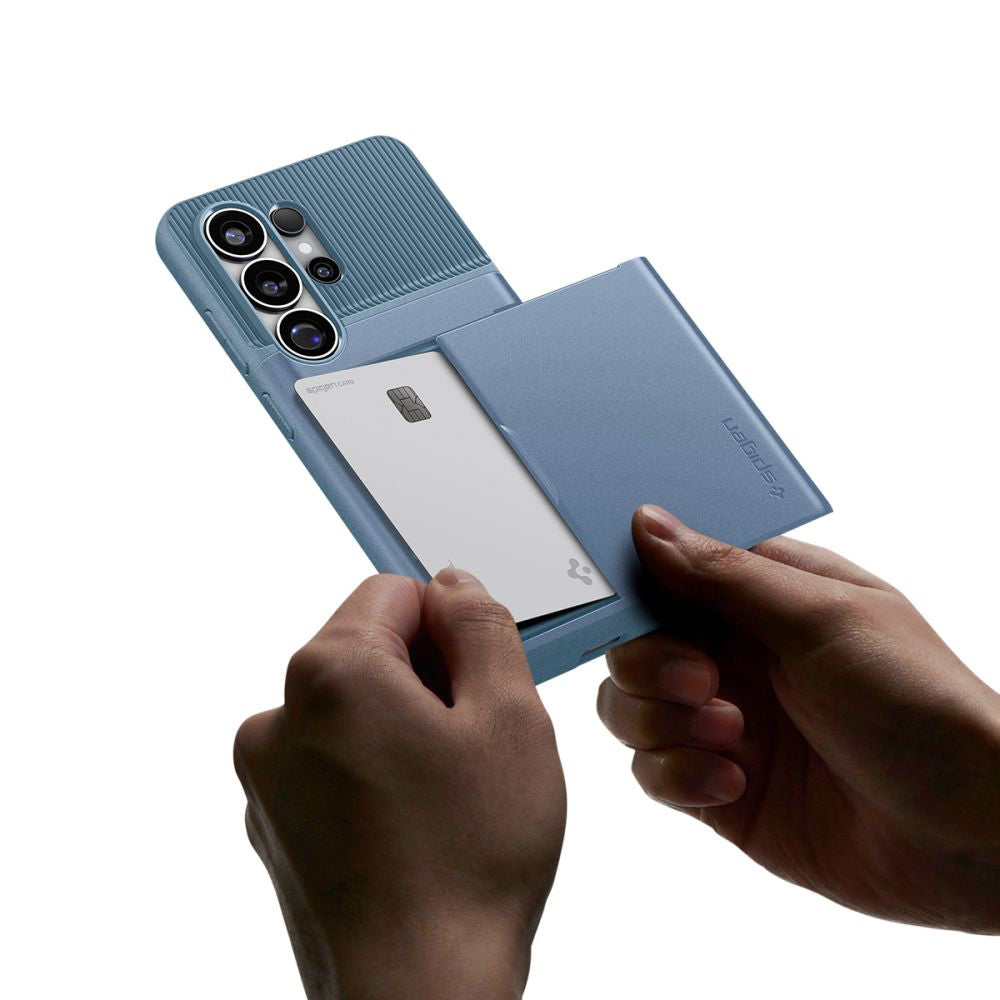 Puzdro pre Samsung Galaxy S26 Ultra S948, Spigen, Slim Armor CS, Modré ACS11225