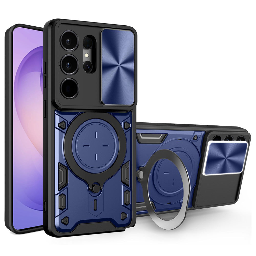 Puzdro pre Samsung Galaxy S26 Ultra, Techsuit, CamGuard Pro, Modrá