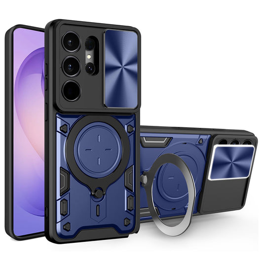 Puzdro pre Samsung Galaxy S26 Ultra, Techsuit, CamGuard Pro, Modrá