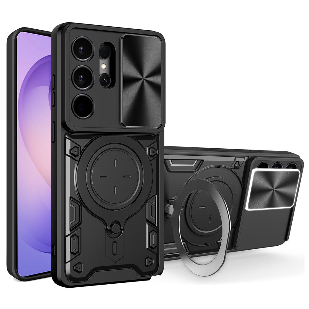 Puzdro pre Samsung Galaxy S26 Ultra, Techsuit, CamGuard Pro, Čierne