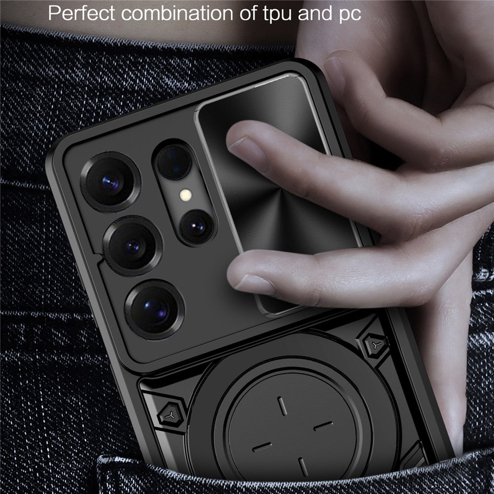 Puzdro pre Samsung Galaxy S26 Ultra, Techsuit, CamGuard Pro, Čierne