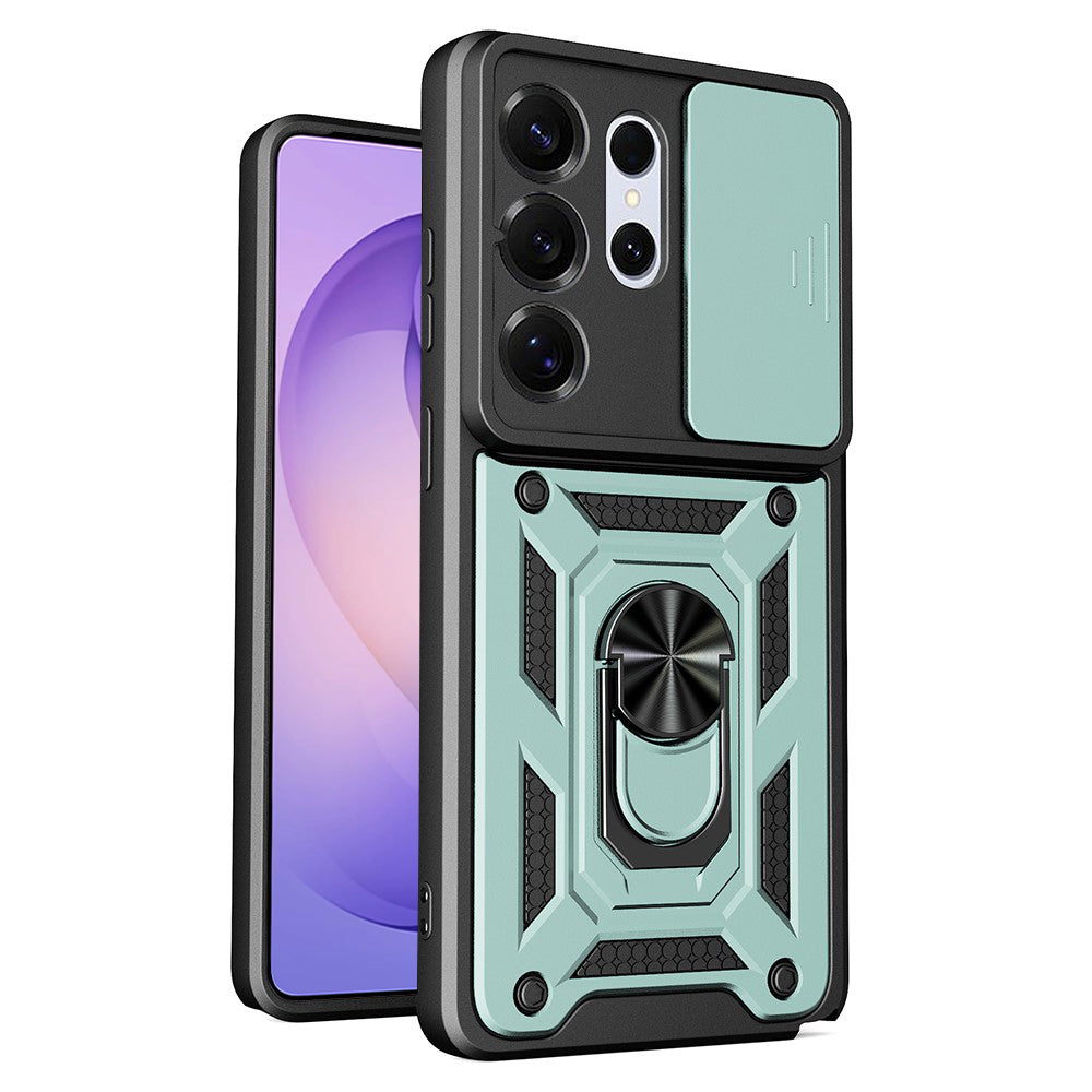 Puzdro pre Samsung Galaxy S26 Ultra, Techsuit, CamShield, Zelené