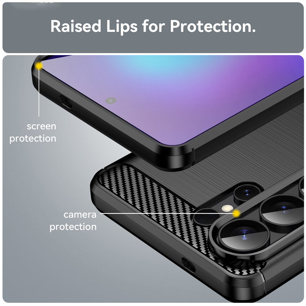 Puzdro pre Samsung Galaxy S26 Ultra, Techsuit, Carbon, Čierne