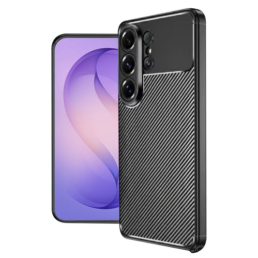 Puzdro pre Samsung Galaxy S26 Ultra, Techsuit, CarbonFiber, Čierne