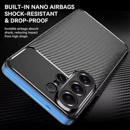 Case for Samsung Galaxy S26 Ultra, Techsuit, CarbonFiber, Black