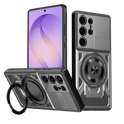 Puzdro pre Samsung Galaxy S26 Ultra, Techsuit, RuggedCam, Sivá