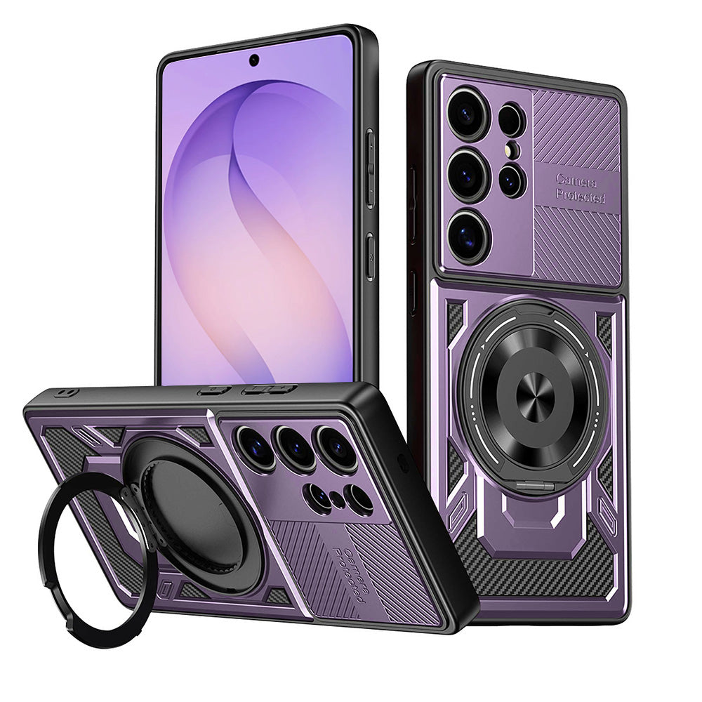 Puzdro pre Samsung Galaxy S26 Ultra, Techsuit, RuggedCam, Fialové