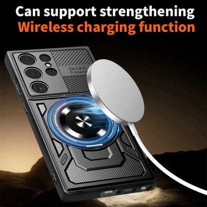 Puzdro pre Samsung Galaxy S26 Ultra, Techsuit, RuggedCam, Fialové