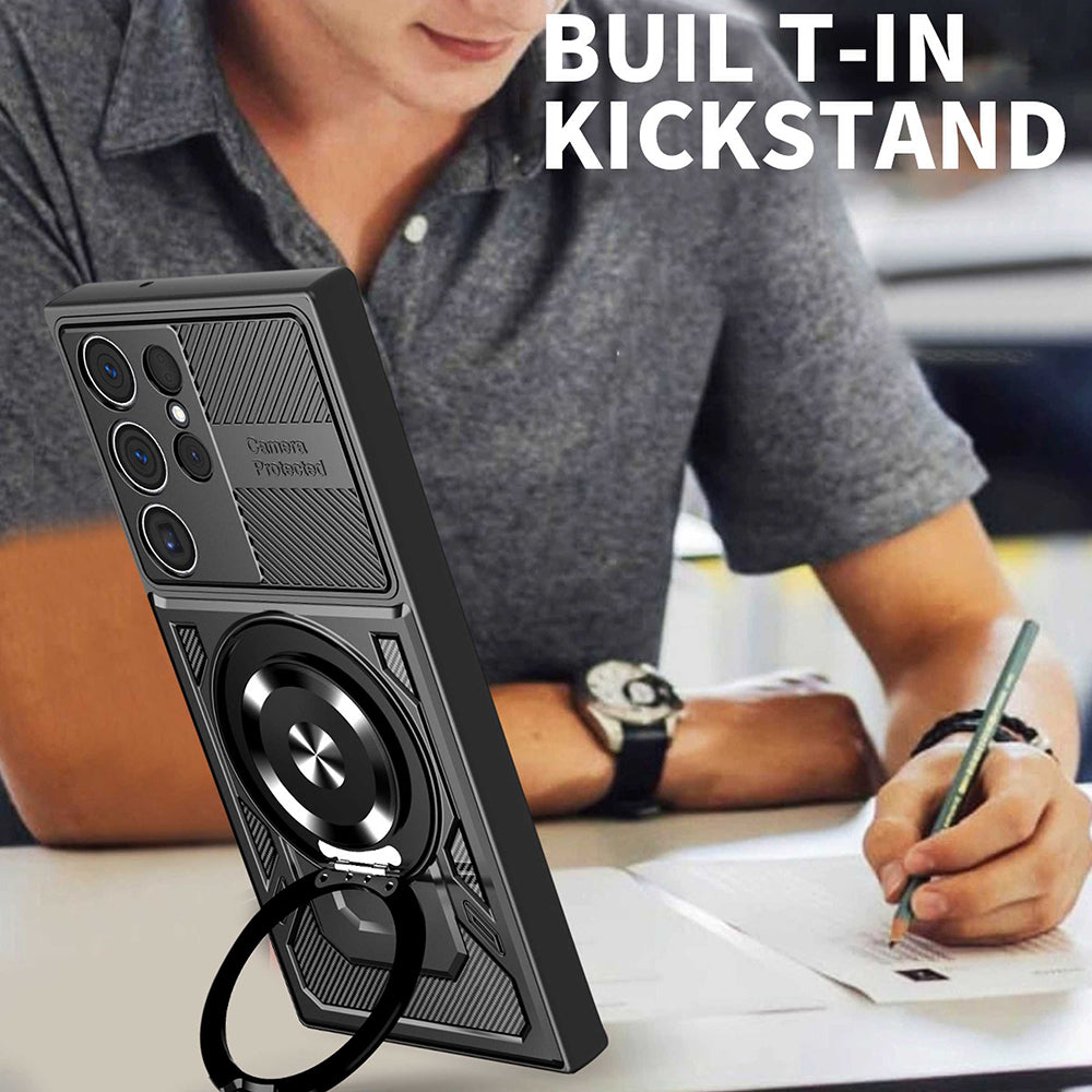 Puzdro pre Samsung Galaxy S26 Ultra, Techsuit, RuggedCam, Čierne