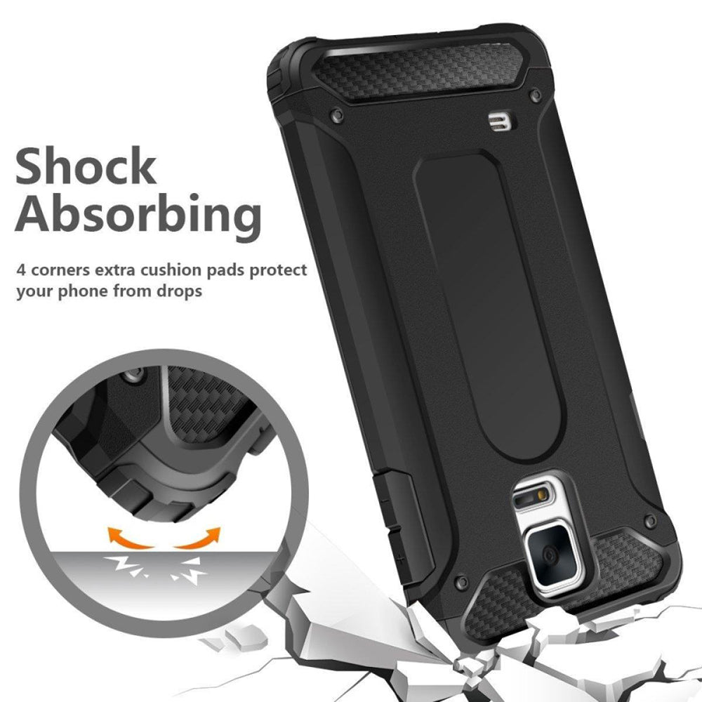Puzdro pre Samsung Galaxy S5 G900, Techsuit, Hybrid Armor, čierne