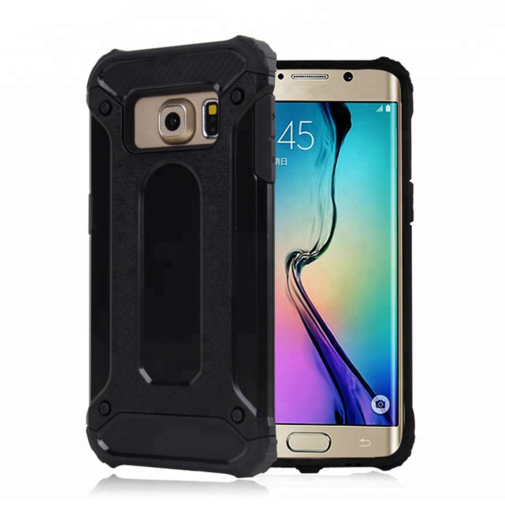 Puzdro pre Samsung Galaxy S6 G920, Techsuit, Hybrid Armor, Čierne