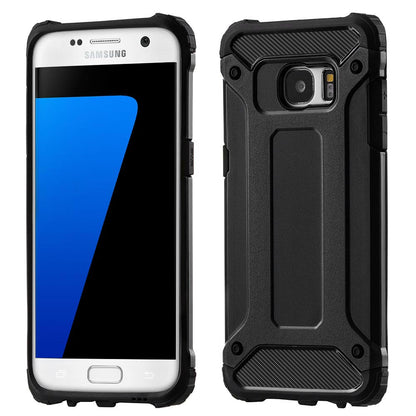 Puzdro pre Samsung Galaxy S7 edge G935, Techsuit, Hybrid Armor, Čierne