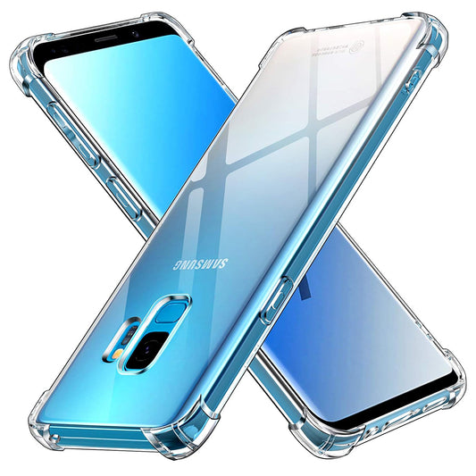 Obal na Samsung Galaxy S9 G960, Techsuit, nárazuvzdorný priehľadný, transparentný