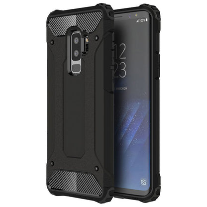 Puzdro pre Samsung Galaxy S9+ G965, Techsuit, Hybrid Armor, Čierne