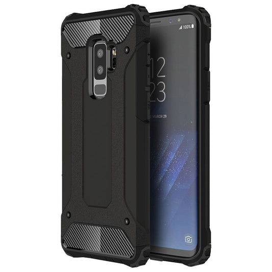 Puzdro pre Samsung Galaxy S9+ G965, Techsuit, Hybrid Armor, Čierne