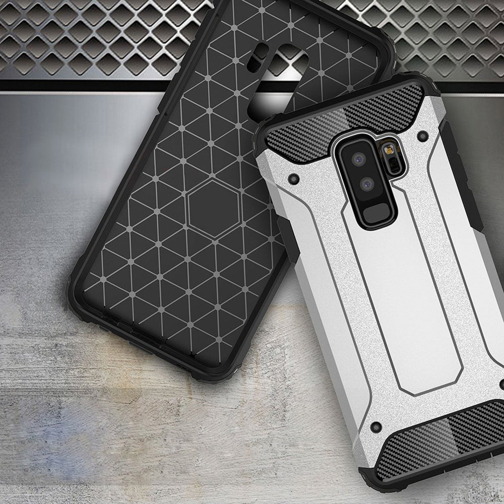Puzdro pre Samsung Galaxy S9+ G965, Techsuit, Hybrid Armor, Čierne