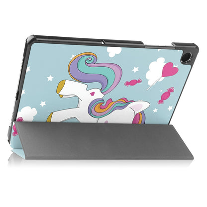 Obal na Samsung Galaxy Tab A11+ / Tab A9+, Techsuit, FoldPro Unicorn, viacfarebný