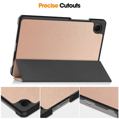 Puzdro pre Samsung Galaxy Tab A11 / Tab A9, Techsuit, FoldPro, Ružové Zlato