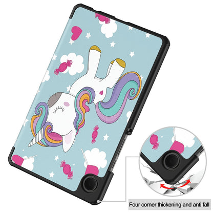 Obal na Samsung Galaxy Tab A11 / Tab A9, Techsuit, FoldPro Unicorn Nový model, viacfarebný