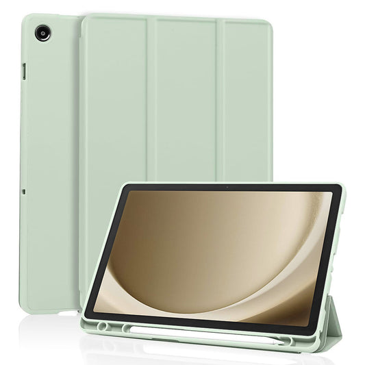 Puzdro pre Samsung Galaxy Tab A9+, Techsuit, Flex Trifold, Zelená Matcha