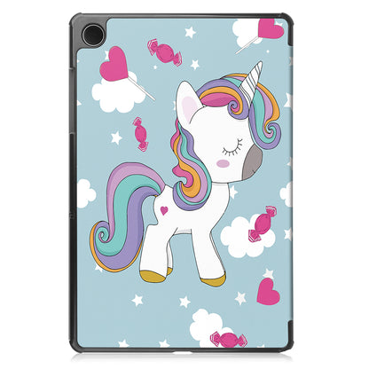 Obal na Samsung Galaxy Tab A9+, Techsuit, FoldPro Unicorn, viacfarebný