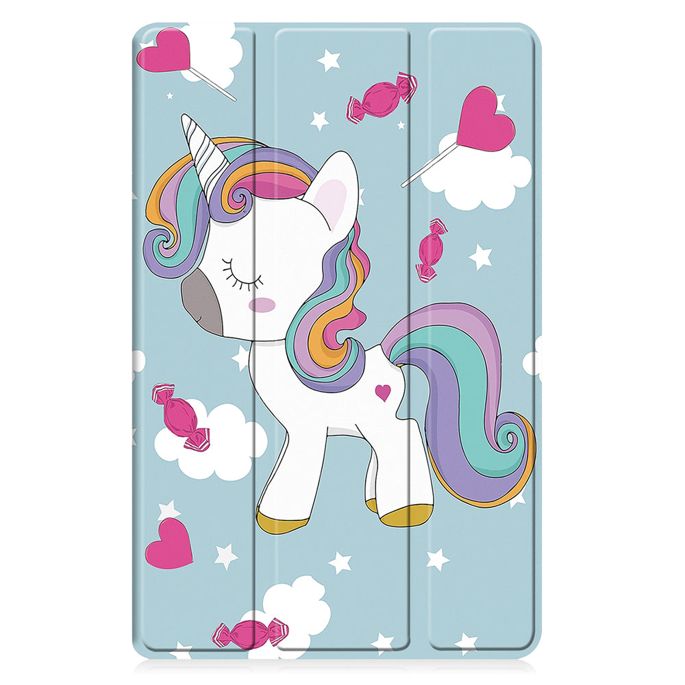 Obal na Samsung Galaxy Tab A9+, Techsuit, FoldPro Unicorn, viacfarebný