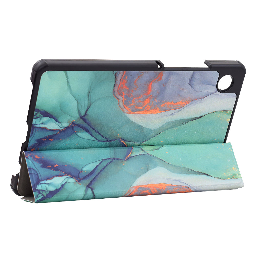 Puzdro pre Samsung Galaxy Tab A11 / Tab A9, Techsuit, FoldPro Green Time, Multicolor