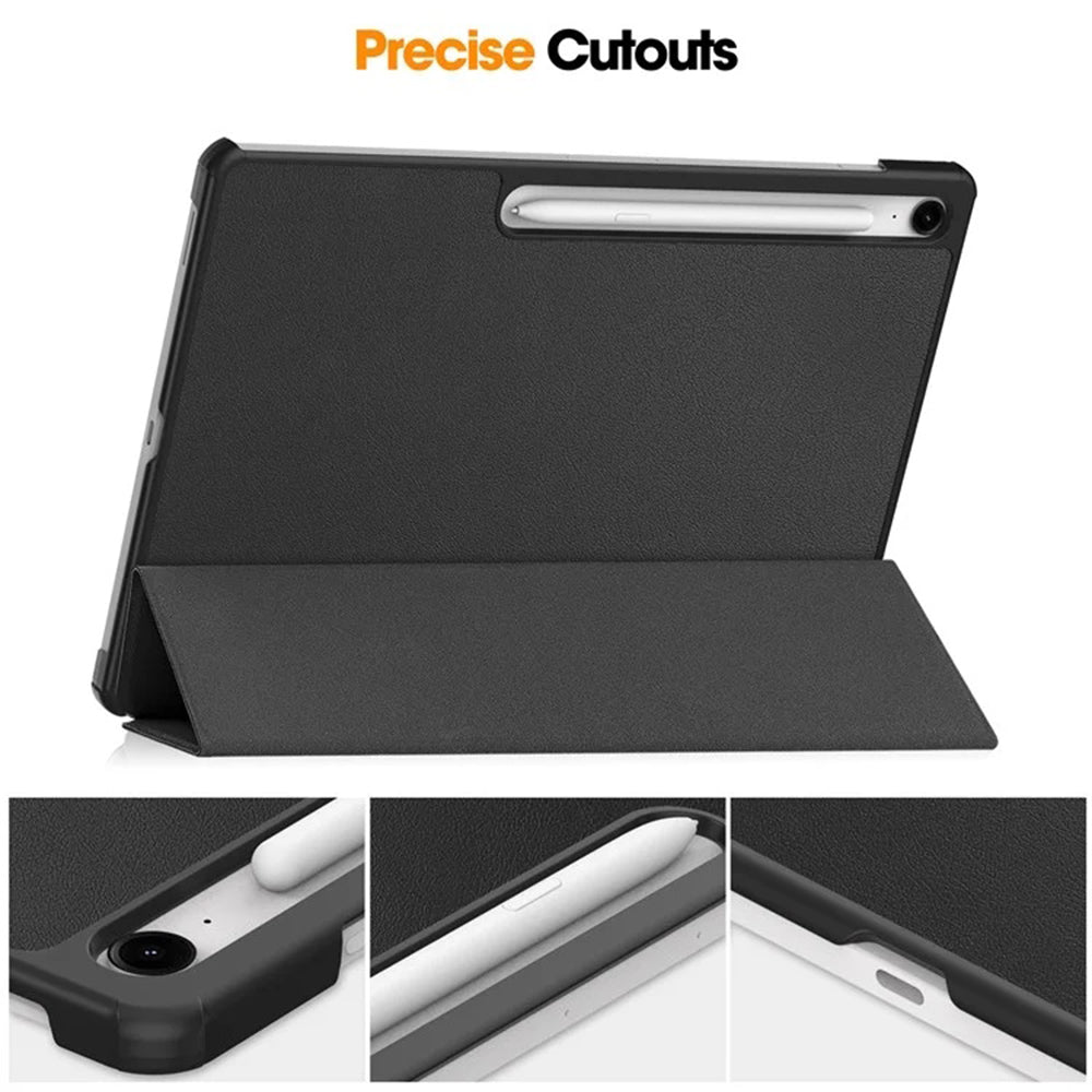 Puzdro pre Samsung Galaxy Tab S10 FE+, Techsuit, FoldPro, Čierne