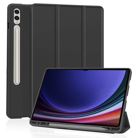 Puzdro pre Samsung Galaxy Tab S10 Ultra / Tab S9 Ultra, Techsuit, Flex Trifold, Čierne