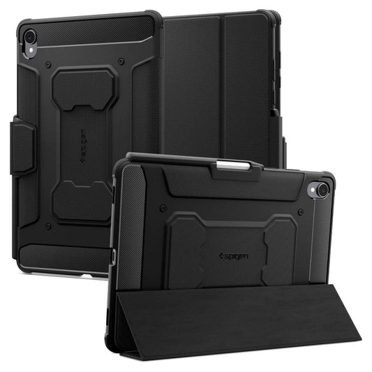 Puzdro pre Samsung Galaxy Tab S11, Spigen, Rugged Armor Pro, Čierna ACS10149