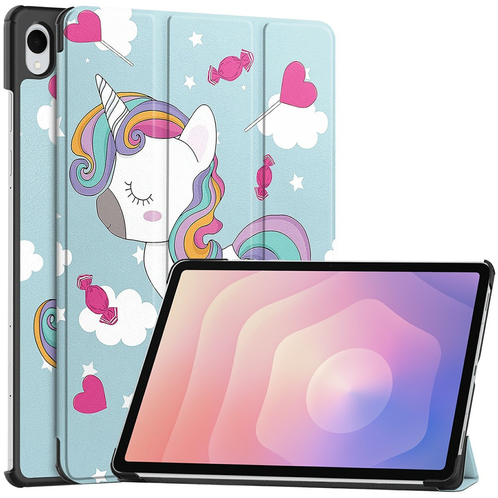 Puzdro na Samsung Galaxy Tab S11, Techsuit, FoldPro Unicorn, viacfarebné