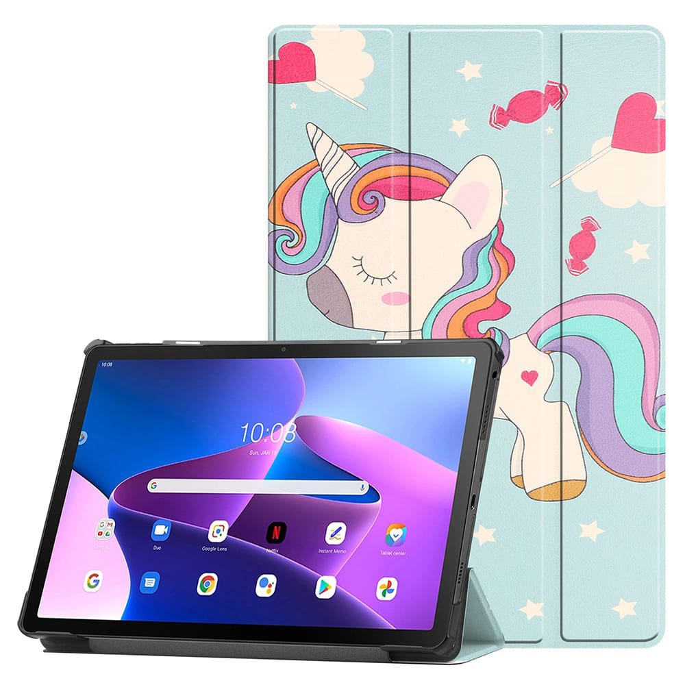 Puzdro pre Samsung Galaxy Tab S11 Ultra, Techsuit, FoldPro Unicorn, Multicolor