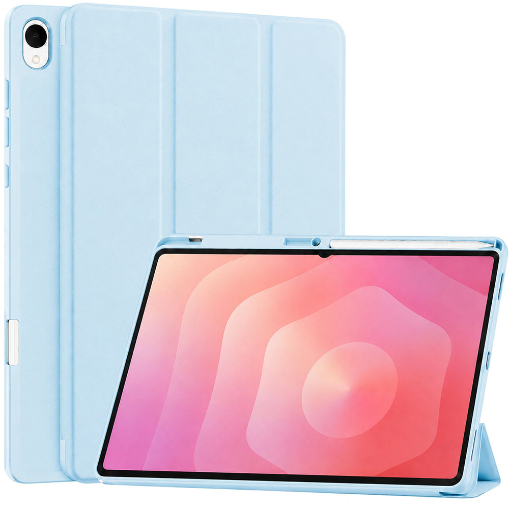 Puzdro na Samsung Galaxy Tab S12 Plus, Techsuit, Flex Trifold, modré