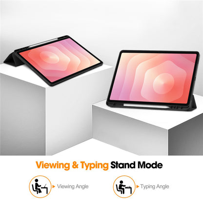 Puzdro na Samsung Galaxy Tab S12 Plus, Techsuit, Flex Trifold, Zelené