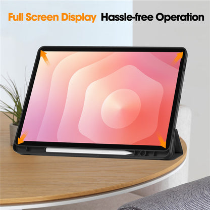 Puzdro na Samsung Galaxy Tab S12 Plus, Techsuit, Flex Trifold, Zelené