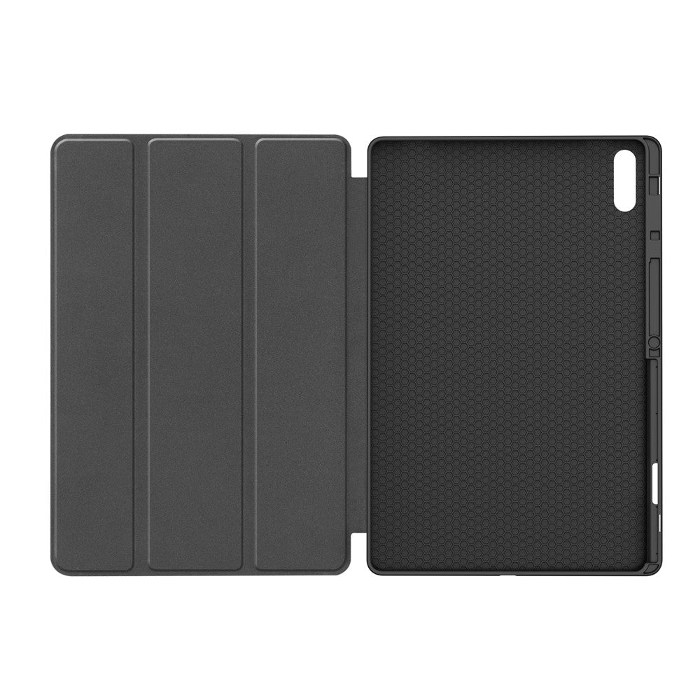 Puzdro pre Samsung Galaxy Tab S12 Ultra / Tab S11 Ultra, Techsuit, Flex Trifold, Sivá