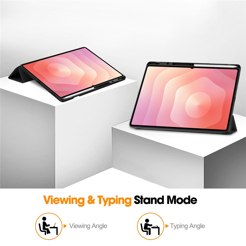 Puzdro pre Samsung Galaxy Tab S12 Ultra / Tab S11 Ultra, Techsuit, Flex Trifold, Zelená Matcha