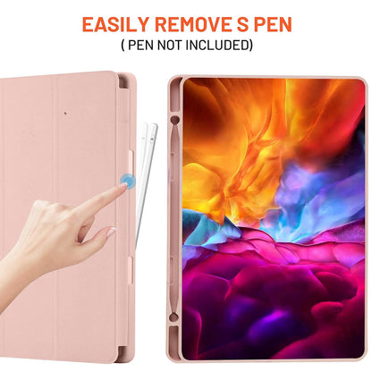 Obal na Samsung Galaxy Tab S6 Lite (2024) / Tab S6 Lite (2022) / Tab S6 Lite (2020), Techsuit, Flex Trifold, Ružový